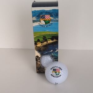 100th US Open Pebble Beach Anniversary Titleist Golf 3 Ball Set Original Box PGA